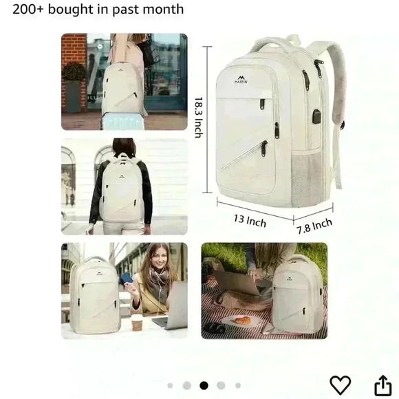 MATEIN 17 inch Laptop Backpack - Picture 6 of 10